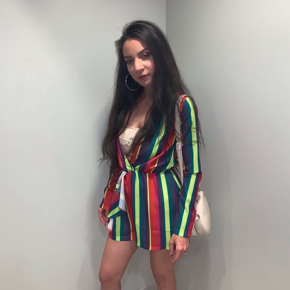 PrettyLittleThing Other - Colorful romper